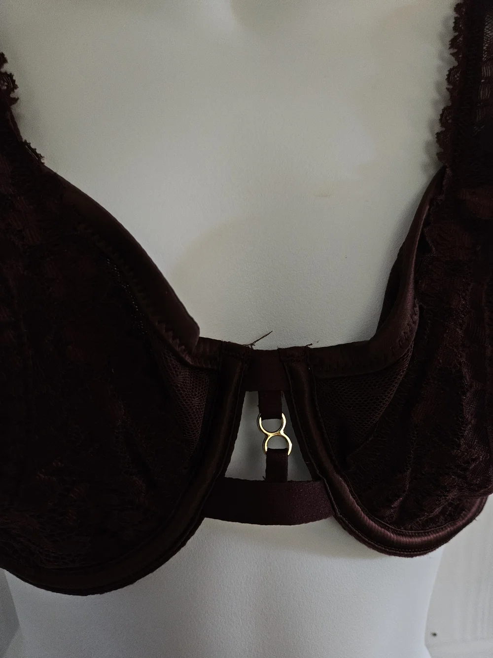 Aerie Lace Full Coverage Bra in Burgundy 36DD - Picture 2 of 5
